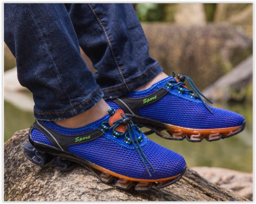 Men - Women Running Shoes Outdoor Athletic Breathable Trekking Jogging Sport CRAZY R469