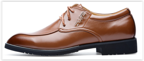 Men PU Leather Casual Shoes Classic Male Oxford Wedding Shoes CRAZY 400