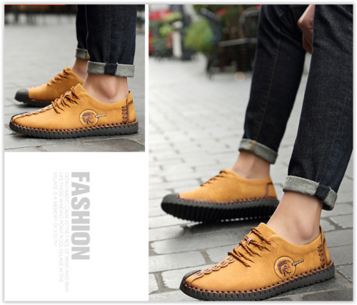 Men Genuine Leather Shoes New 6 types Unbeatable Beautiful Casual Comfortable Flat Loafers MAD R350