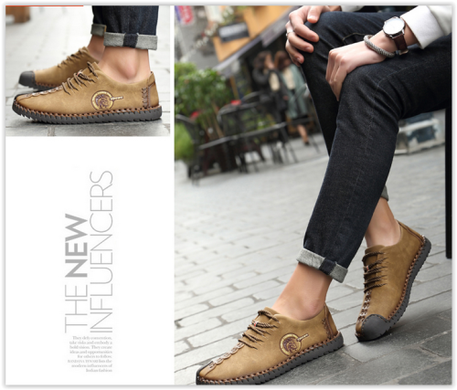 Men Genuine Leather Shoes New 6 types Unbeatable Beautiful Casual Comfortable Flat Loafers MAD R350
