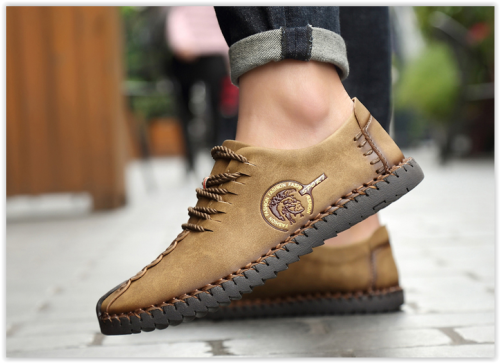 Men Genuine Leather Shoes New 6 types Unbeatable Beautiful Casual Comfortable Flat Loafers MAD R350