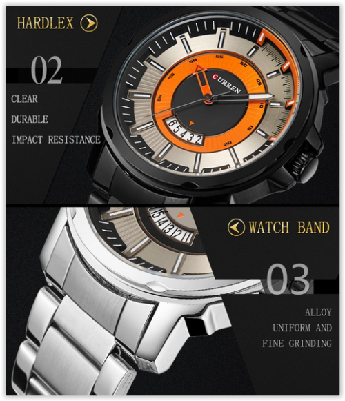 Men Watch Curren Unbeatable Beauty A Must Have Watch Sport Analog Display Crazy R280