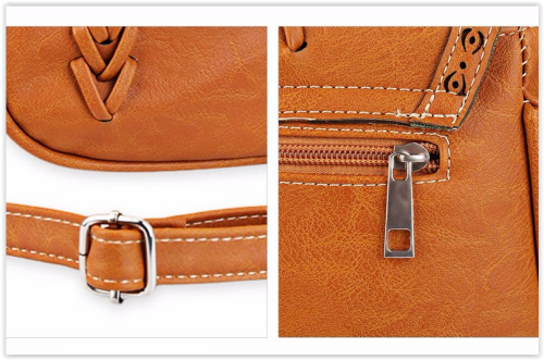 Women Bag PU Leather Bag Crossbody Messenger Bag Crazy R230