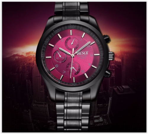 Waterproof Men Watch Stainless Steel Military Wrist Watch 2017