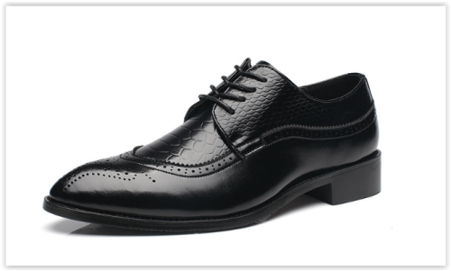 New Arrival Retro Men PU Leather Shoes Business Wedding Oxford Shoes