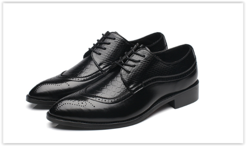 New Arrival Retro Men PU Leather Shoes Business Wedding Oxford Shoes