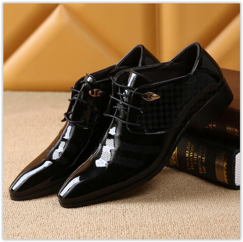 Men Italian Wedding Casual Shoes Oxford Flat PU Leather Cheap Buy a Crazy R350
