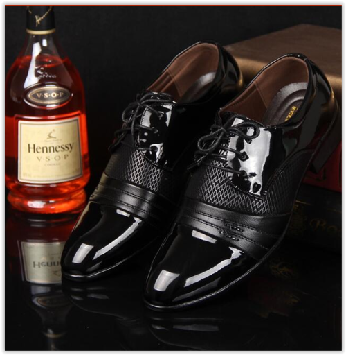 Men Italian Wedding Casual Shoes Oxford Flat PU Leather Cheap Buy a Crazy R350