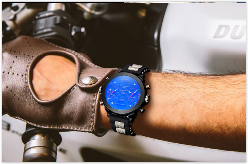 Men Watches BOAMIGO 3 Times Zone Military Sports Dual Display CRAZY R300