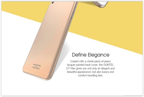 Ouqitel U7 MAX Android 6.0'' Quand Core 1280x720 8MP Camera 1GB RAM/8GB ROM Dual Sim