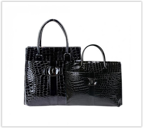 Luxury Women Handbag Evening Party Casual Crocodile PU Leather Shoulder Bag CRAZY R235