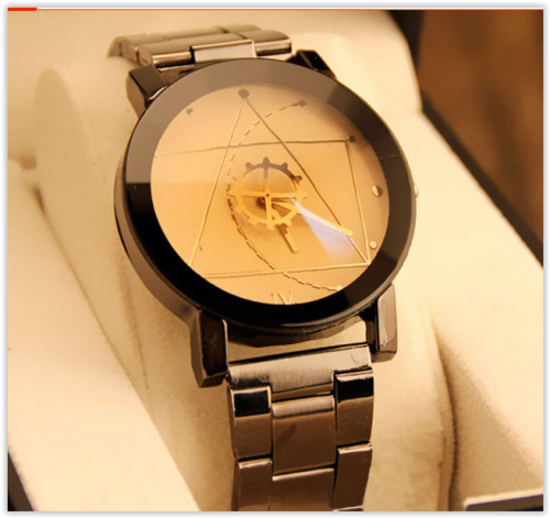 Stainless stil Watches Men Women Luxury Analog Crazy R160