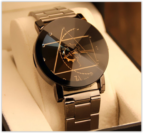 Stainless stil Watches Men Women Luxury Analog Crazy R160