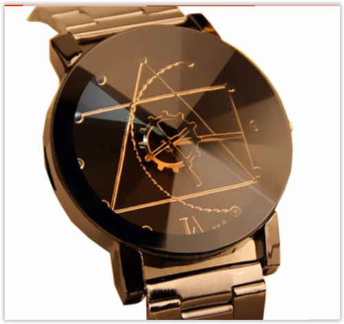 Stainless stil Watches Men Women Luxury Analog Crazy R160