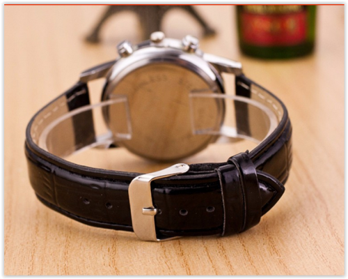 Genuine leather Watches Men Women Big Dial Analog Crazy R139