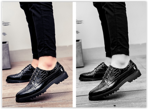 Men Genuine Cow Leather Casual Shoes Comfortable Lace Up Male MAD R549