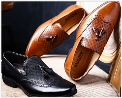 Men Loafers Shoes Oxford Business Shoes,Spring Autumn Men Casual Flat Patern Crazy R450