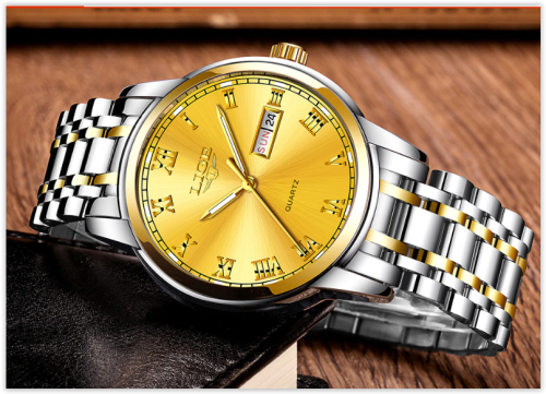 Men Top Brand Luxury Watch Lige Leather - Stainless Steel Waterproof Starts From R349