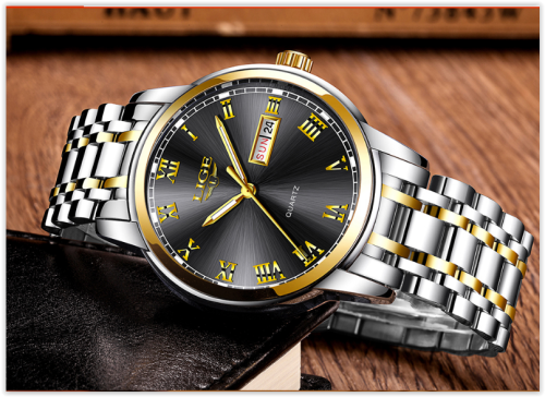 Men Top Brand Luxury Watch Lige Leather - Stainless Steel Waterproof Starts From R349