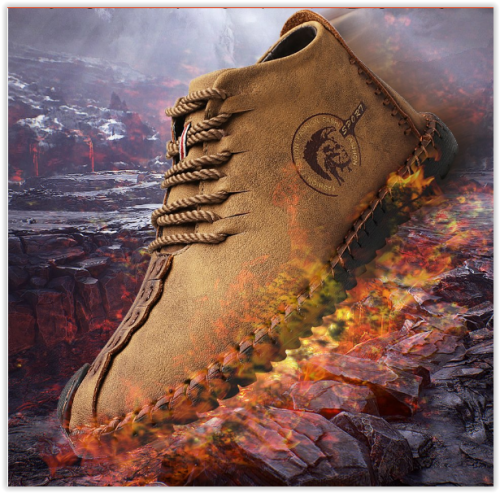 Men Genuine Leather  Gorgeus Winter Fur Boots Shoes Lace Up Breathable Soft Male Waterproof MAD R450