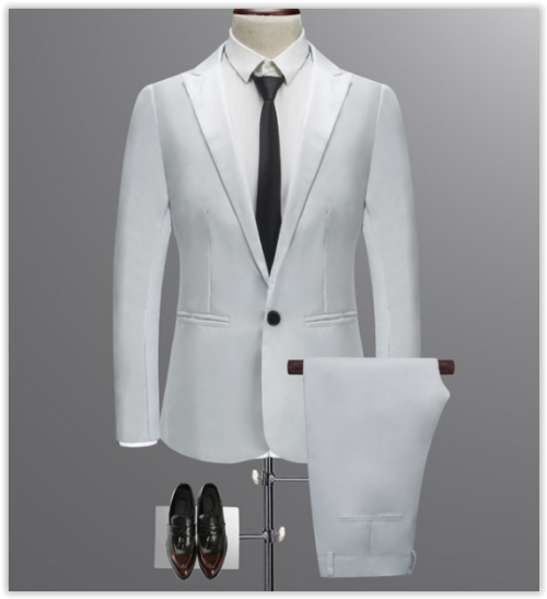 Men Suit 2018 New Best Quallity Suit ( Jacket + Pants ) Business Professional MAD R699