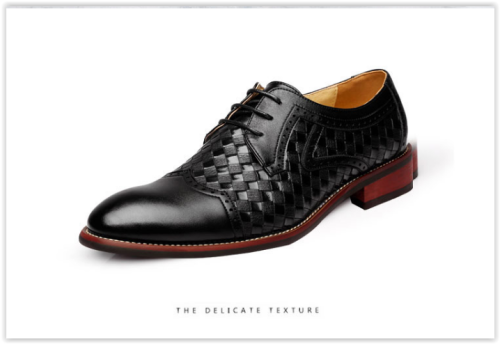 Men New Handmade Business Leather Shoes All sizes Oxford - Free Shipping