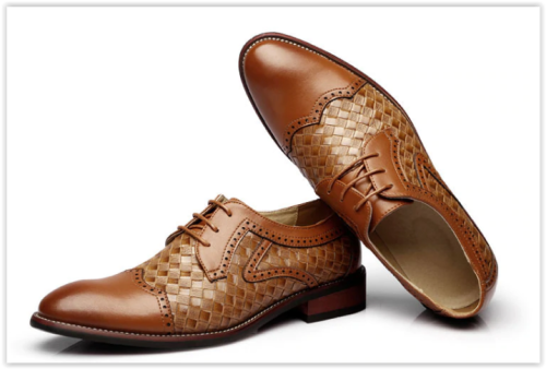 Men New Handmade Business Leather Shoes All sizes Oxford - Free Shipping