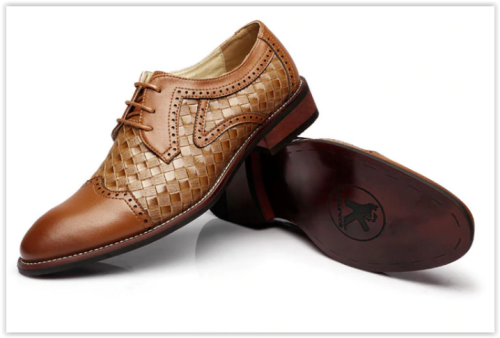 Men New Handmade Business Leather Shoes All sizes Oxford - Free Shipping