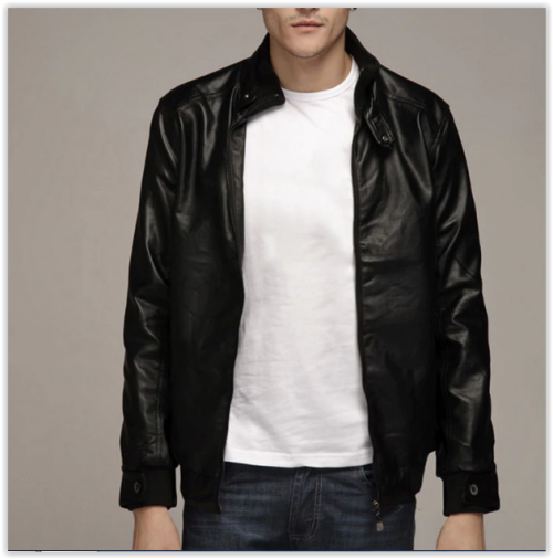 Men Cheap New 2018 Fahion  PU Leather  & Suede Male Biker Coat MAD R380