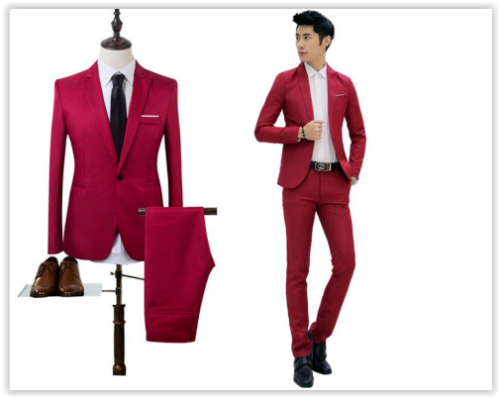 Men fashion business suit best man wedding,high quality, 2 Pieces Dress Suit(Jacket&Pants) MAD R399
