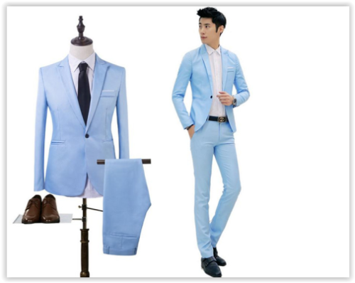 Men fashion business suit best man wedding,high quality, 2 Pieces Dress Suit(Jacket&Pants) MAD R399