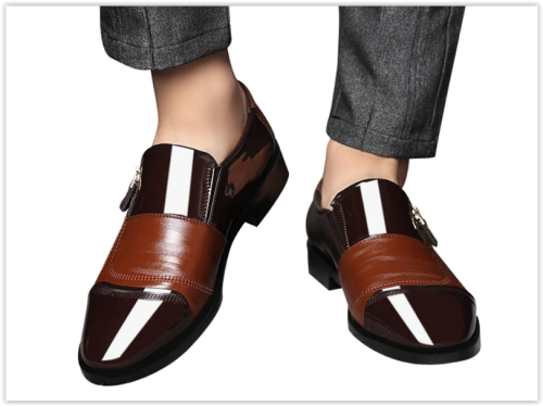 Men Shoes  Business Winter Gentleman Male Big Sizes Casual Lace Up Shoes MAD R349