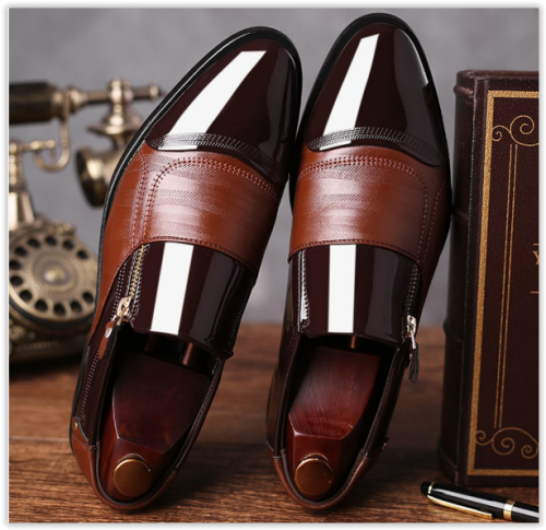 Men Shoes  Business Winter Gentleman Male Big Sizes Casual Lace Up Shoes MAD R349