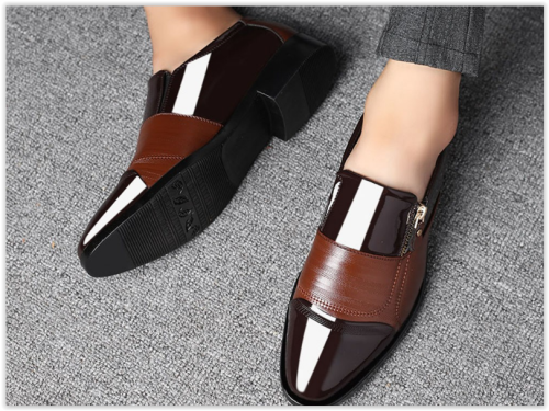 Men Shoes  Business Winter Gentleman Male Big Sizes Casual Lace Up Shoes MAD R349