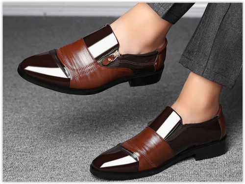 Men Shoes  Business Winter Gentleman Male Big Sizes Casual Lace Up Shoes MAD R349