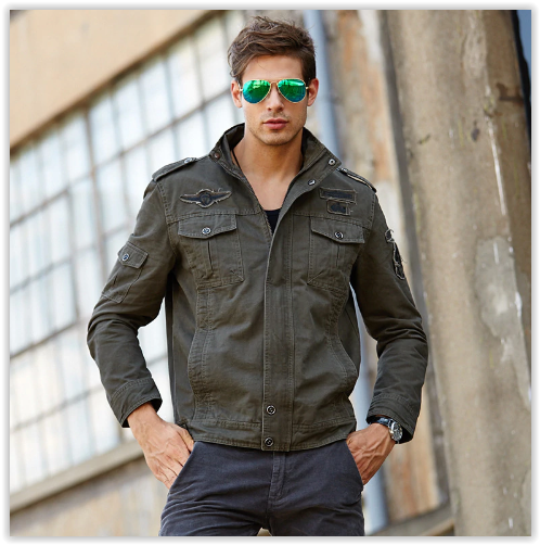 Men Military Jacket Winter Casual Army Clothes MAD R650