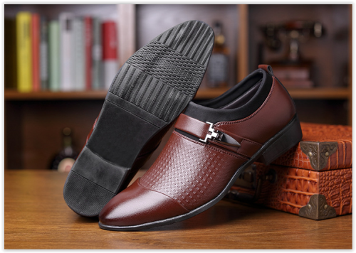 AAA Men Slip On Formal Office Business Oxford Leisure Male Pointed Shoes MAD R400