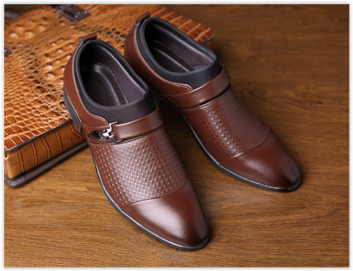 AAA Men Slip On Formal Office Business Oxford Leisure Male Pointed Shoes MAD R400