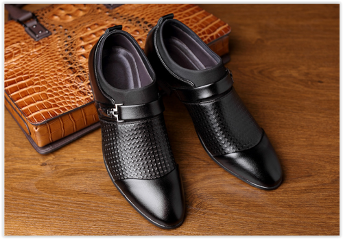 AAA Men Slip On Formal Office Business Oxford Leisure Male Pointed Shoes MAD R400