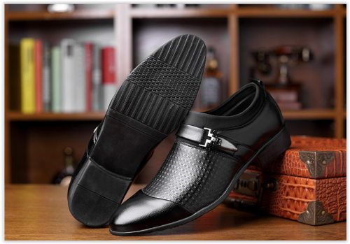 AAA Men Slip On Formal Office Business Oxford Leisure Male Pointed Shoes MAD R400