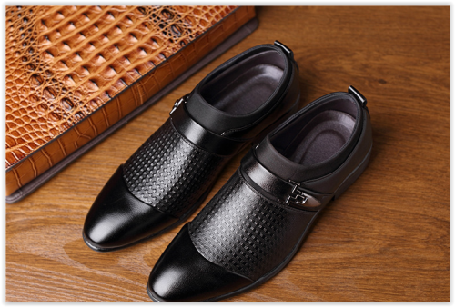 AAA Men Slip On Formal Office Business Oxford Leisure Male Pointed Shoes MAD R400