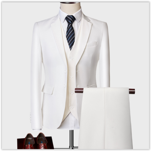 "Limited Time Offer" 2019Men Fashion Business Suit Wedding Dress,3Pieces Suit-Vest-Pants MAD R999