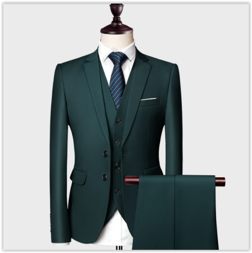 "Limited Time Offer" 2019Men Fashion Business Suit Wedding Dress,3Pieces Suit-Vest-Pants MAD R999