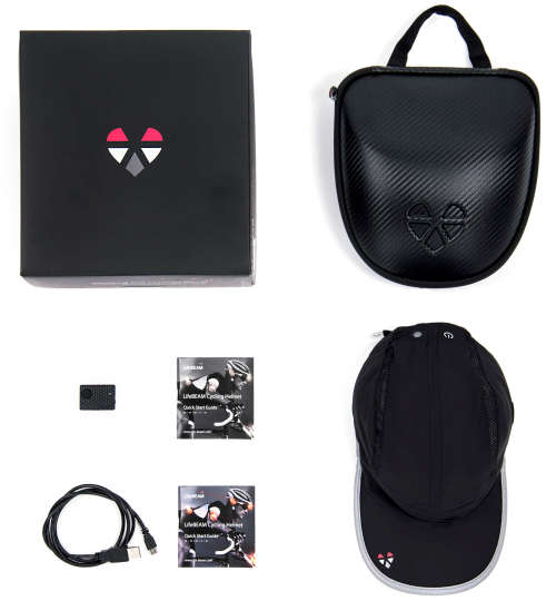 LifeBEAM Smart Hat With Integrated Heart Rate Monitor - Black & Silver