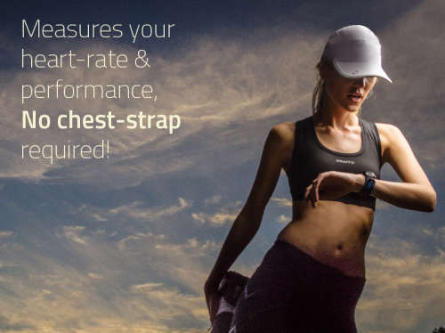 LifeBEAM Smart Hat With Integrated Heart Rate Monitor - Black & Silver