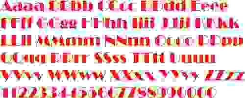 Alphabet Vinyl Stickers