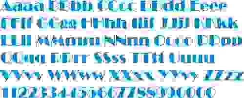 Alphabet Vinyl Stickers