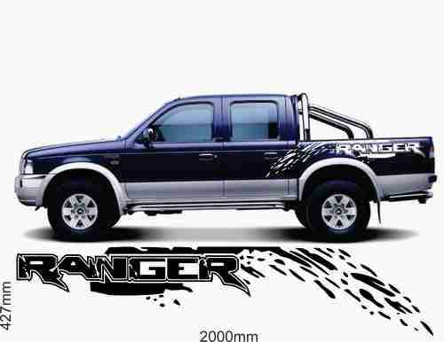 Ford Ranger Vinyl cut stickers (set of 2)
