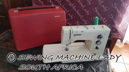 BERNINA SWISS MADE 830 IN RED CARRY CASE
