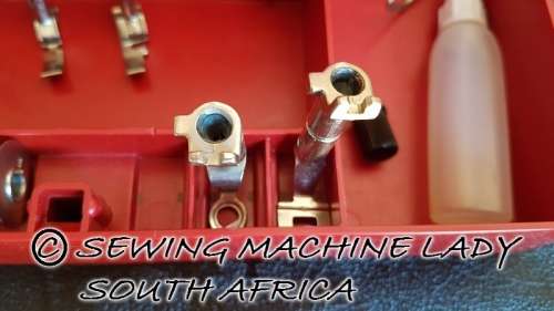 BERNINA SWISS MADE 830 IN RED CARRY CASE